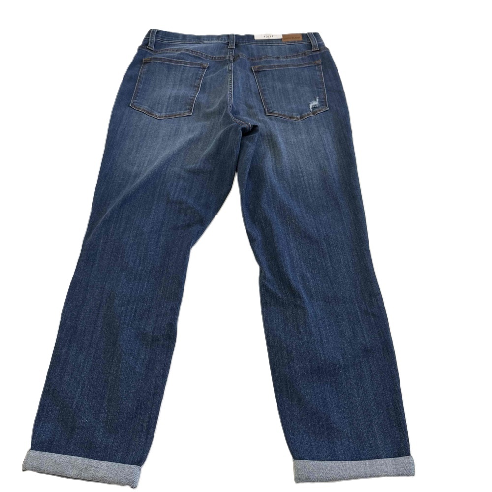 NEW Judy Blue Blue Boyfriend High Waist Cuffed Hem‎ Jeans Size 13/31 - Picture 2 of 10